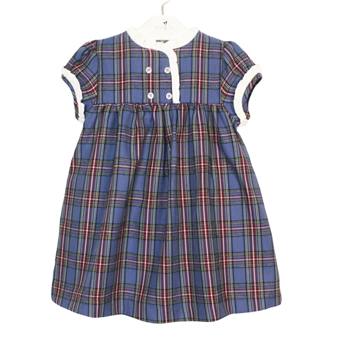 balmoral dress flowers blue