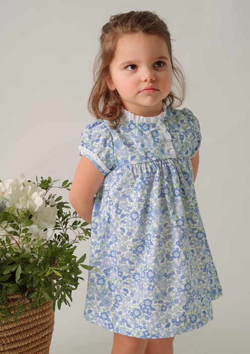 vestido balomoral azul