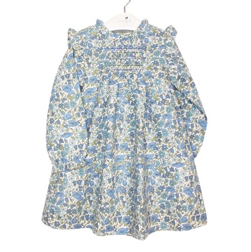 carmen dress blue liberty