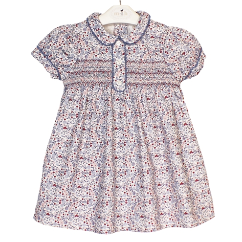 elisa dress blue fall