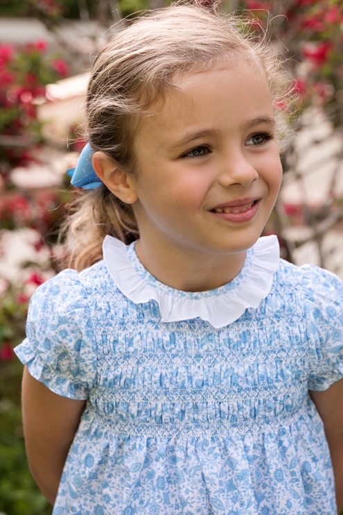 margui blue flowers dress