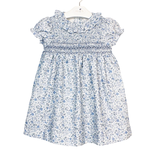 París dress blue flowers