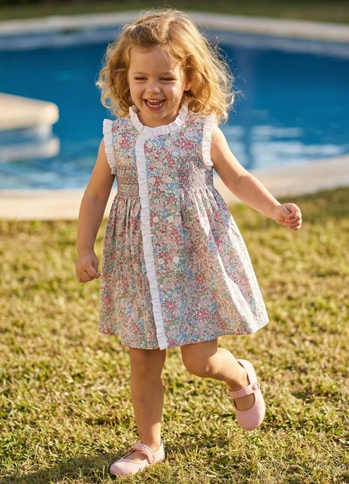 vestido rafaela flor rosa