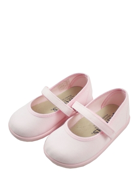 pink toddler canvas mary jane shoes for girls