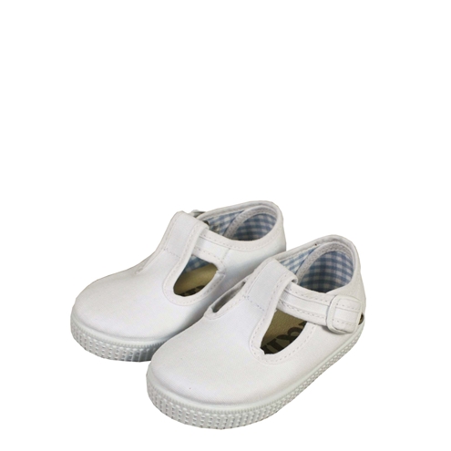 Zapatillas loneta pepito en blanco 