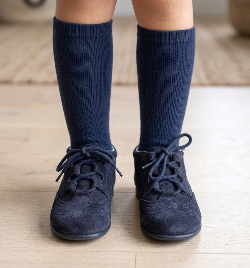 navy blue suede shoes