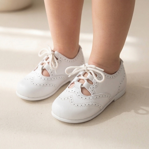 zapato gales blanco sin lengueta