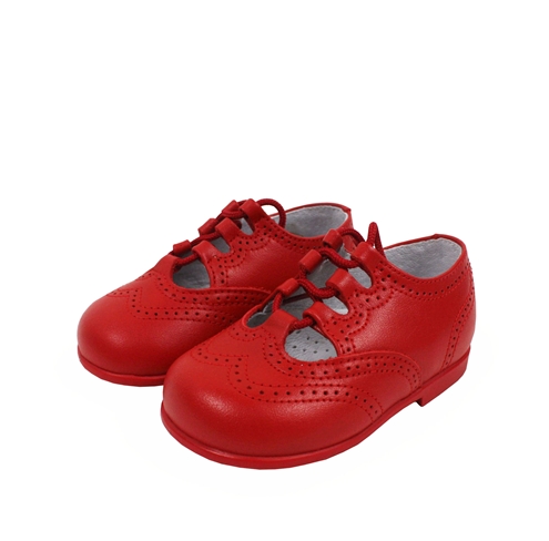 Brogue shoes red