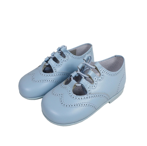 zapato piel gales azul