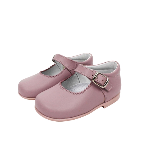 Mary Jane pastel pink leather